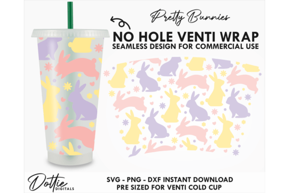Bunny Cold Cup Tumbler Wraps Graphics Review