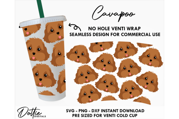 Cavapoo Dog Cold Cup SVG: A Designer's Review