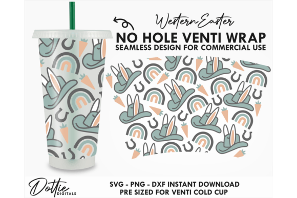 Cowboy Easter Cold Cup No Hole SVG 24oz Review