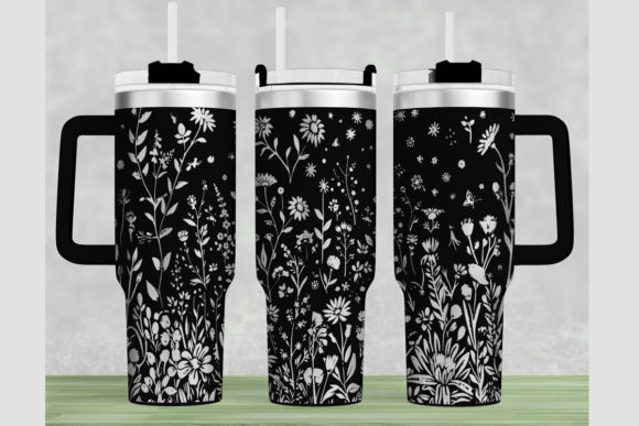 Floral Elegance Tumbler Wrap: Graphics Review