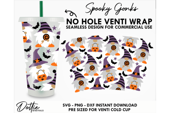Halloween GnomeCold Cup: Tumbler Wraps & Graphics Review