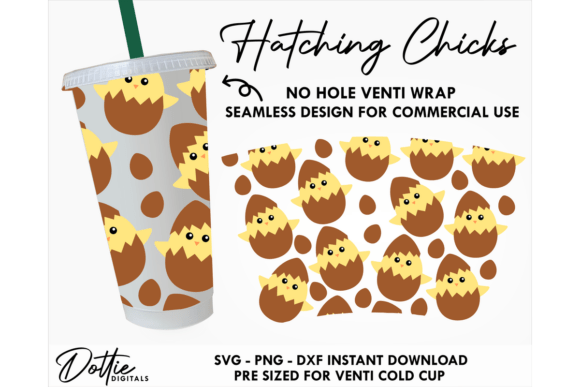 Hatching Eggs Cold Cup Graphics & Tumbler Wraps