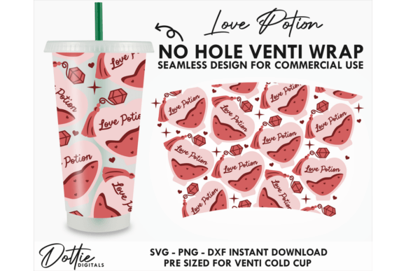 Love Potion Cold Cup Tumbler Wraps Graphics Review