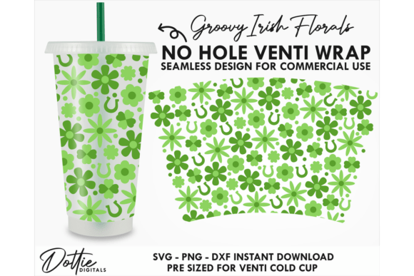 St Patricks Day Cold Cup Tumbler Wraps & Graphics