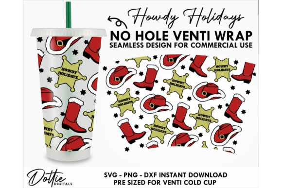 Xmas Cowboy Cold Cup SVG: Tumbler Wrap Review